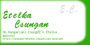etelka csungan business card